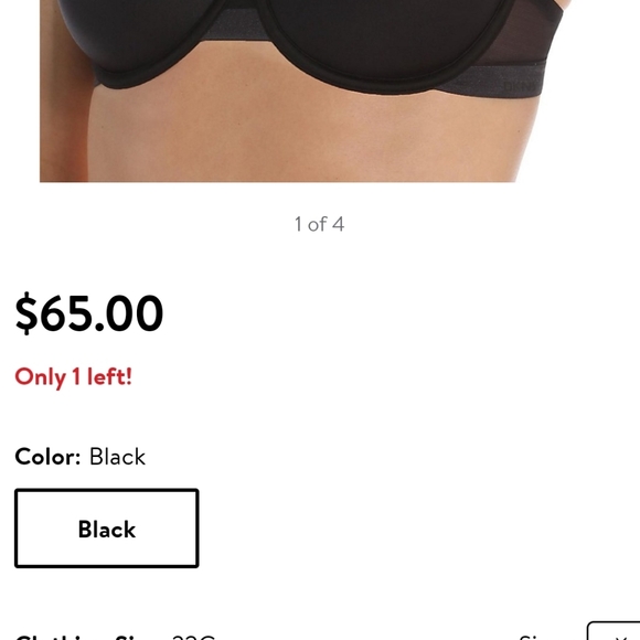 DKNY "Litewear Full Coverage Spacer" bra - Picture 5 of 6